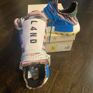 Adidas NMD Hu Pharrell Solar Pack Mother size 9.5 men’s athletic sneakers